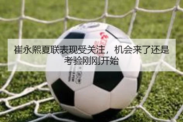 崔永熙夏联表现受关注，机会来了还是考验刚刚开始